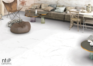 Керамогранит NT Ceramic Marmo Callacata carving арт. NTT99607M (60x120) матовый, карвинг